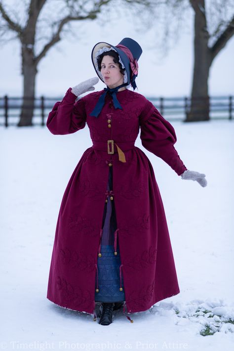 1840s Winter Fashion, 1830s Fashion Poor, Dickens Fair Costume, 1835 Fashion, 1800s Womens Fashion, Belle Epoque Fashion, Dickens Christmas, 1830s Fashion, 1850s Fashion