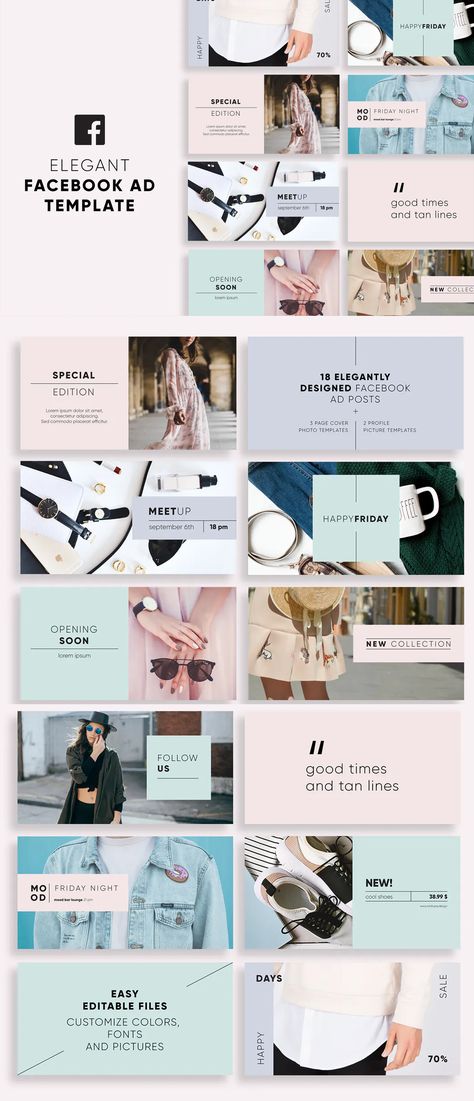 Elegant Facebook Ad Templates AI, PSD Facebook Ad Design Inspiration, Fb Ads Design Ideas, Facebook Ads Design Ideas, Facebook Ad Design, Facebook Banner Design, Jewelry Marketing, Elegant Banners, Meta Ads, Facebook Ad Template