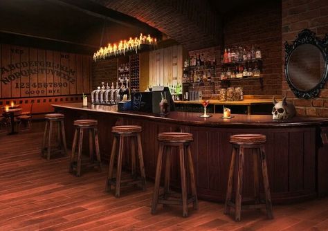 Pub Wallpaper, Anime Bar, Interior Concept Art, Bar Banner, Cowboys Bar, Episode Interactive Backgrounds, Fantasy Shop, Graveyard Shift, Episode Backgrounds