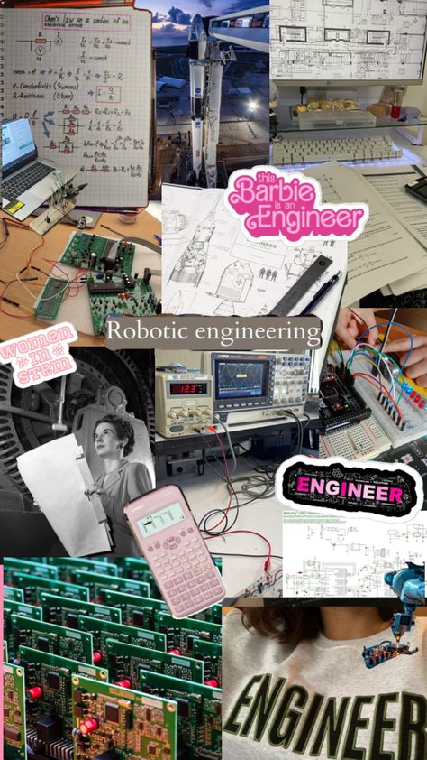 Space robotics electrical engineer woman in engineering stem Engineer Woman, Engineering Aesthetic, Ohms Law, Robotics Engineering, Engineering Student, Aesthetic Women, Electrical Engineering, Robotics, Electricity