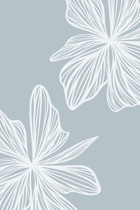 Blue and White floral, botanical wallpaper, background  by Studio 36. Botanical Texture Art, Embroidery Background Wallpaper, Floral Sketches Design, Floral Background Wallpapers, Blue Background Flowers, Floral Drawing Design, White Floral Background, Floral Background Design, White Flower Background