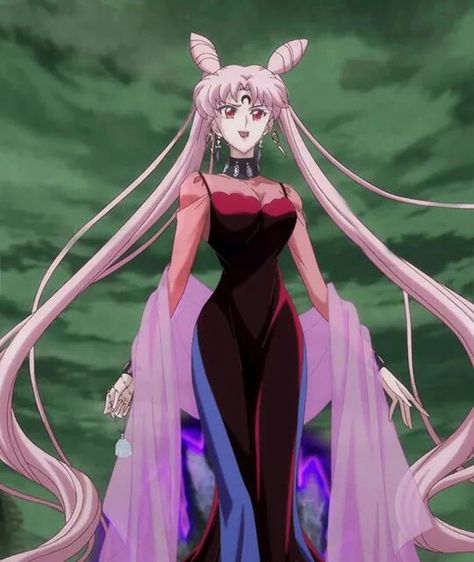 Black Lady Black Lady Sailor Moon, Chibiusa Tsukino, Queen Of Darkness, Sailor Moon Villains, Princesa Serenity, Anime Retro, Sailor Moon Fashion, Sailor Moon Girls, Sailor Moon Fan Art