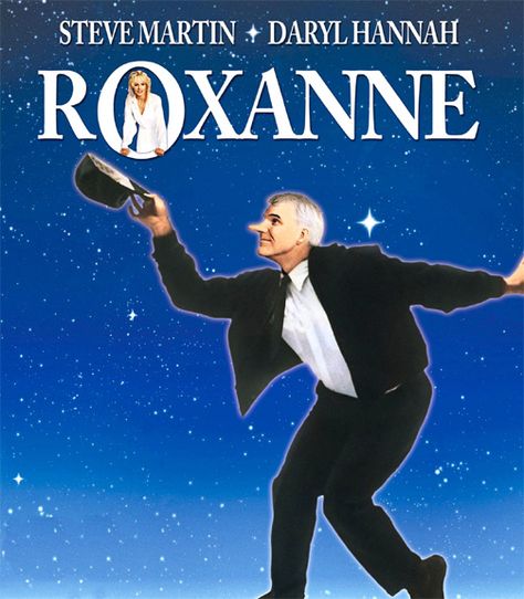 Roxanne (1987) - Steve Martin, Daryl Hannah Steve Martin Movies, Romantic Men, Daryl Hannah, Turner Classic Movies, Steve Martin, Chick Flicks, Go To Movies, Columbia Pictures, Movie Genres