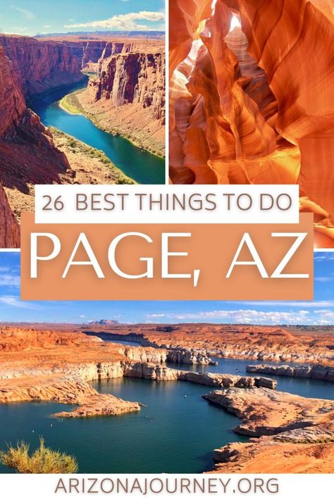 What to do in Page Arizona: 26 Absolutely Marvelous Things Glen Canyon National Recreation Area, Glen Canyon National Park, Arizona Attractions, Phoenix Travel, Arizona Grand Canyon, Page Az, Things To Do In Arizona, Usa Travel Map, Southwest Travel