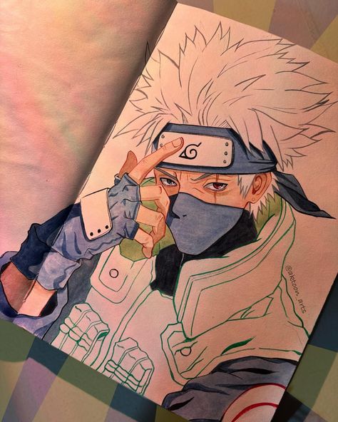 KAKASHI ✨ . . . Follow @aktoon_arts for more🫶🏻✨. . . #anime#art#sketchbook#fyp#naruto#animeart #kakashihatake #kakashi Kakashi Hatake Sketch, Kakashi Hatake Drawing, Kakashi Drawing, Naruto Drawing, تزيين دفاتر, Kalki Avatar, Drawing Books, Anime Drawing Books, Naruto Drawings