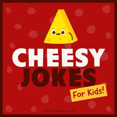 Take a bite of these cheesy jokes for kids. Includes jokes, puns, and cheesy humor to keep kids of all ages in stitches. #CheesyJokes #KidsJokes #Kids #Jokes #KidsHumor Jokes For First Graders, Silly Jokes Hilarious, Kid Jokes Funny, Birthday Jokes For Kids, Kids Jokes Funny, Corny Jokes For Kids, Kids Jokes And Riddles, Jokes For Kids Funny, Lunch Jokes