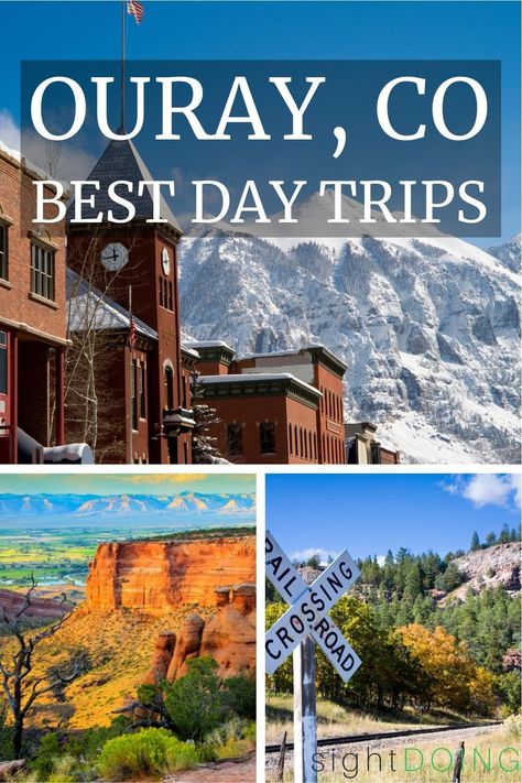 Traveling to Ouray Colorado? Even though it's small, it's one of my favorite places! Once you've checked out town, dig into the surrounding San Juan Mountains. Scenic drives on the San Juan Skyway and Million Dollar Highway lead to other awesome places in Southwest CO like Durango, Silverton, and Telluride plus national parks like the Black Canyon of the Gunnison! If you need a summer or fall roadtrip, this is a great place to visit with lots of day trip ideas and outdoor things to do. Million Dollar Highway, San Juan Mountains Colorado, Black Canyon Of The Gunnison, Day Trip Ideas, Yellowstone Vacation, Ouray Colorado, Colorado National Monument, Great Vacation Spots, Colorado Fall