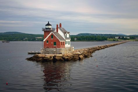 Rockland Maine, Maine Lighthouses, No Phone, Maine Vacation, Lighthouse Pictures, Maine Travel, Light House, Walkway, New Hampshire