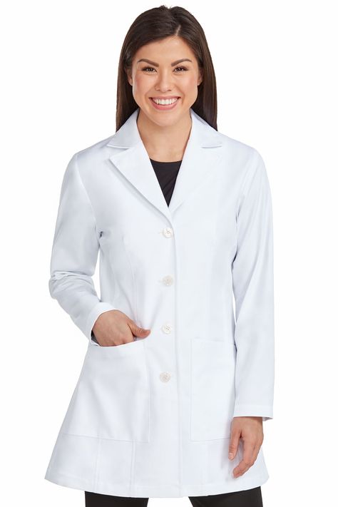 Doctor Coat, Wing Collar, Boutique Couture, Medical Outfit, Lab Coats, Apron Designs, Princess Seam, Financial Planning, Coat Fashion