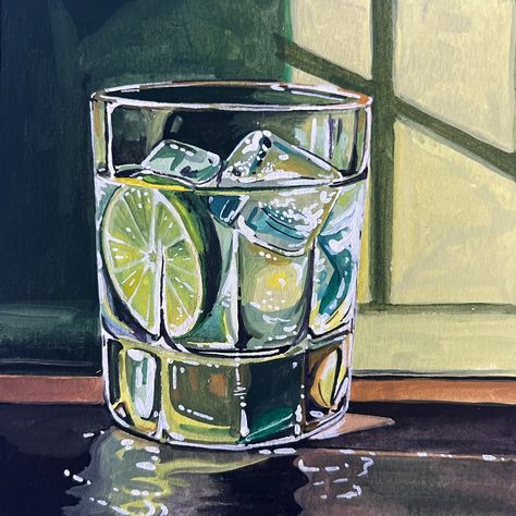 * SOLD * You made it to the weekend (well almost)! Cheers to a springtime weekend! Daily Painting Just posted in my online store (KateBirchArt.com) Link in bio! Gouache on paper Paper size 6x6 inches with small white border $125 #gouachepainting #stilllifepainting #artistsoninstagram #painteveryday #colorfulart #gouache #dailypainting #dailyart #utahartist #makearteveryday #gouacheartist #art #painting #illustration #illustrationartist #artofinstagram Glass Gouache Painting, Art Gouache, Jar Art Paint, Apartment Wall Art, Reflection Art, Oil Painting Inspiration, Gouache Art, Wine Art, Daily Painting