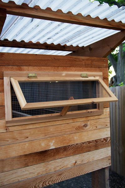 Chicken Coop Windows, Coop Windows, Reban Ayam, Make A Window, Cheap Chicken Coops, Backyard Coop, Portable Chicken Coop, Coop Design, Best Chicken Coop