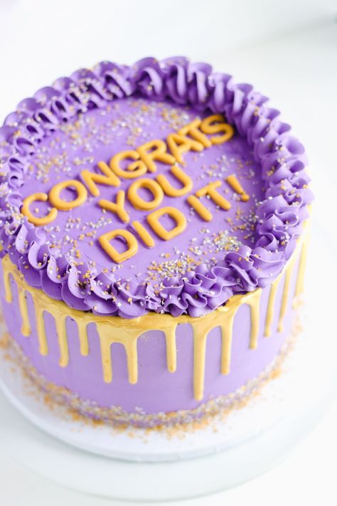 Congratulations Exam Results Cake, Proud Of You Cake Ideas, Graduating Cake Ideas, Congratulations Cake New Job, Congrats On Quitting Your Job Cake, Lsu Graduation Cake, Graduation Cake Decorating Ideas, Graduation Cake Quotes, Simple Congratulations Cake