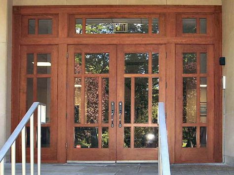 mmmmmmm Indian Window Design, Craftsman Style Front Doors, Craftsman Front Door, Exterior Door Styles, Wooden Window Design, Craftsman Front Doors, Craftsman Style Doors, Exterior Door Designs, Front Door Styles