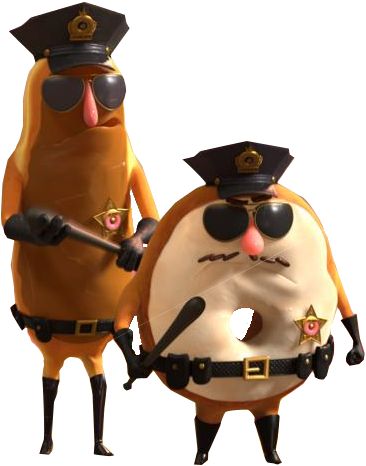 Wynnchel and Duncan from "Wreck-It-Ralph" Cops Humor, Aardman Animations, Disney Wiki, Cartoon Books, Disney Colors, Wreck It Ralph, Pixar Movies, Cute Clay