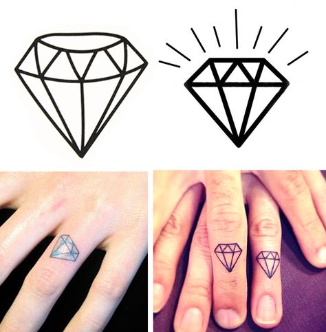 Diamond Ring Tattoo Designs For Women, Duck Paper, Diamond Tattoo Designs, Ring Tattoo Designs, Abstract Tattoo Ideas, Diamond Tattoo, Abstract Tattoos, Ear Tattoo Ideas, Ear Tattoos