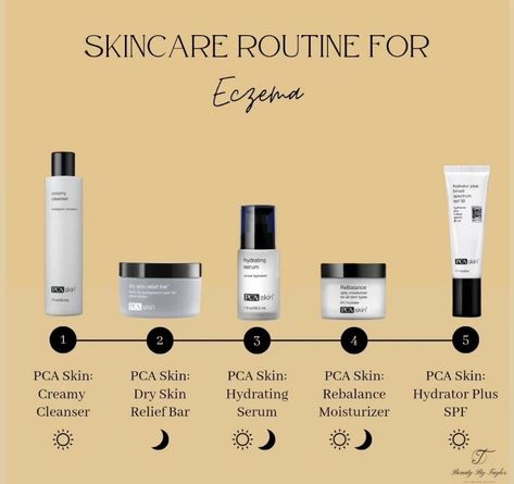 PCA Skin Routine For Eczema 💛 Pca Skin Care, Skincare Routines, Pca Skin, Deep Skin, Moisturizing Serum, Skin Routine, Skin Serum, Skin Issues, Esthetician