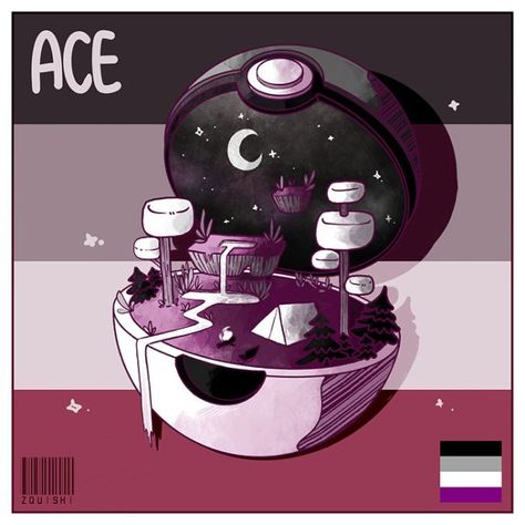 Asexual Humor, Pokemon Ball, Ace Pride, Pride Art, Lgbt T Shirts, Asexual Pride, Gay Memes, Lgbt Art, Queer Art