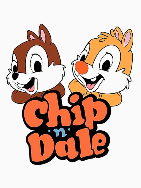 "Chip n Dale " T-shirt by Tyrant719 | Redbubble Karla Gerard, Chip N Dale, Disney Print, Black Color Hairstyles, Color Hairstyles, 90s Cartoons, Swag Cartoon, Chip And Dale, Universal Language