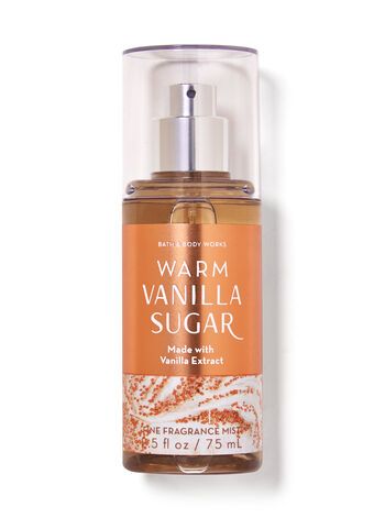 Warm Vanilla Sugar Travel Size Fine Fragrance Mist | Bath & Body Works Vanilla Products, Vanilla Body Spray, Bath & Body Works, Warm Vanilla Sugar, Neutrogena Makeup Remover, Boston Shearling, Birkenstock Boston Shearling, Bath And Body Work, Vanilla Perfume