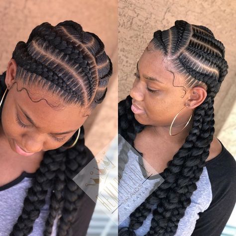 6 stitch bohemian feed in braids like!? ❤️🥰🤣 #azbraids #braiderinaz #azbraider #stitchbraids #azstitchbraids #remarkablebraids… Bohemian Feed In Braids, Women Cornrows, French Braid Styles, Braided Buns, Lemonade Braids Hairstyles, Feed In Braids, Lemonade Braids, Braided Hairstyles For Black Women Cornrows, Feed In Braids Hairstyles