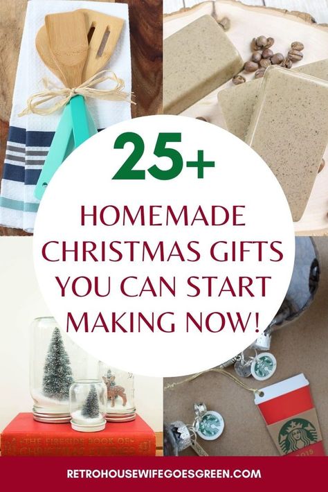 Easy Homemade Christmas Gifts, Diy Christmas Gifts For Family, Christmas Gifts To Make, Handmade Holiday Gifts, Diy Christmas Gifts Cheap, Retro Housewife, Christmas Giveaways, Last Minute Christmas Gifts, Thoughtful Christmas Gifts