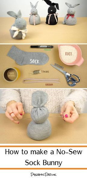 Diy Sock Bunny No Sew, Diy Rabbit Craft, Easter Bunny Crafts Diy, Easter Crafts For Teenagers, Odd Socks Ideas, Easy Diy Spring Crafts, Easter Crafts For School, Sock Dolls Diy Easy No Sew, Diy Childrens Toys