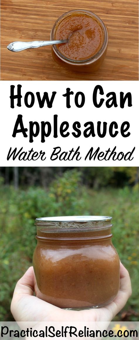 How to Can Applesauce - Water Bath Method How To Can Applesauce, Canning Soups, Can Applesauce, Preserve Apples, Canning Garden, Water Bath Cooking, Canning Applesauce, Canned Applesauce, Water Bath Canning Recipes