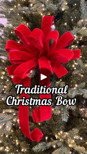 165K views · 2K reactions | Simplify bow making with this easy, traditional bow technique! 🎁 #reels #diy #decor #bow #christmas | Nick's Seasonal Décor Ribbon Bow Tutorial, Bow Making Tutorials, Traditional Bow, Bow Christmas, Ribbon On Christmas Tree, Christmas Favorites, Bow Tutorial, Bow Making, Holiday Crafts Christmas