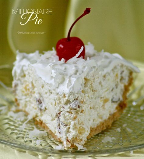 Freezer Pies, Millionaire Pie Recipe, Millionaire Pie, Yummy Donuts, Yummy Pies, Power Wash, Country Cook, Brownie Desserts, Soften Cream Cheese