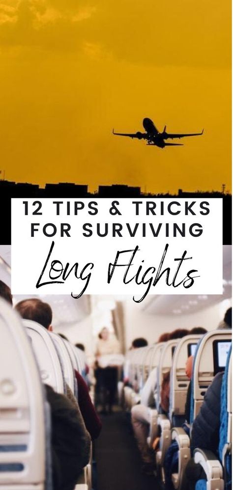 As many of you know, at the end of 2018 I traveled “Down Under” to Australia and New Zealand. After our trip, I decided to compile a list of 12 tips & tricks for surviving long-haul flights. We took a total of 7 flights including 4 medium-haul flights and 2 ultra long-haul flights. FYI: a short-haul flight is under 3 hours, a medium-haul flight is 3 to 6 hours, a long-haul flight is 6-12 hours, and an ultra long-haul flight is over 12 hours. Surviving Long Flights, Long Flight Tips, Long Flight, Long Haul Flight, Long Flights, Backpacking Europe, Strip Steak, Long Haul, Air Travel