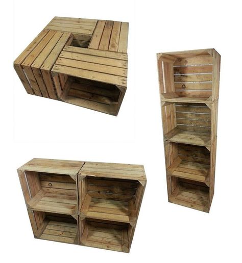 4 x Vintage Wooden Apple Fruit Crate Rustic Old Bushel Box Shabby Chic Storage-  | eBay Wooden Apple Crates, Wooden Apple, Shabby Chic Storage, Vintage Crate, Apple Crates, Apple Boxes, Fruit Crate, Simply Dress, Fruit Box