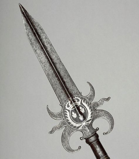 Partizans - Dated: 1714. Culture: French.Copyright © 2013 The Wallace Collection Spear Aesthetic, Wallace Collection, Pretty Knives, Dragon Age Origins, Arm Armor, Prop Design, Medieval Fantasy, Dragon Age, Spears