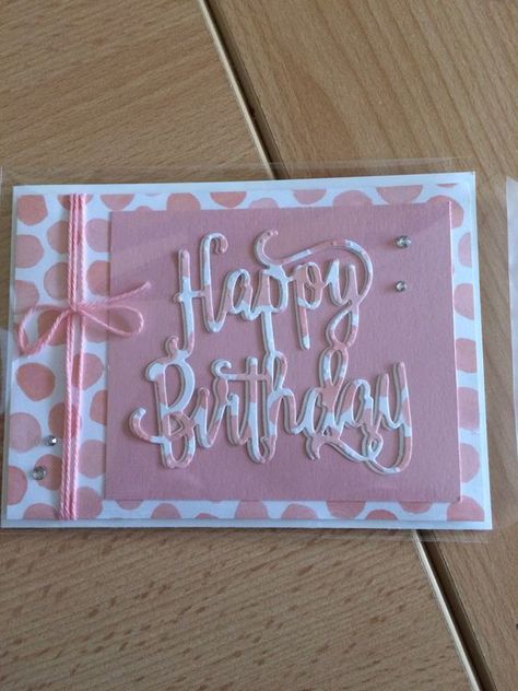 Floating Cards, Happy Birthday Cards Handmade, 3 Hearts, Birthday Card Craft, Simple Birthday Cards, Homemade Birthday Cards, Birthday Stamps, Girl Birthday Cards, Bday Cards