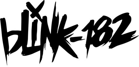 Emo Band Logos, Blink 182 Smiley, Blink 182 Tattoo, Blink 182 Logo, Senior Poster, Gothic Drawings, Rock Band Logos, Butterfly Stencil, Geniale Tattoos