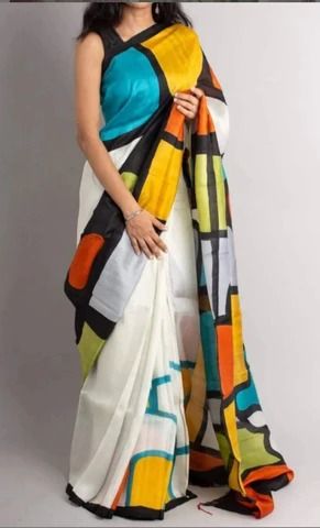 Black Pure KK Hand Painted Silk Mark Certified Bishnupuri Silk Sarees – Dailybuyys Saree Painting, Hand Painted Sarees, Saree Designs Party Wear, Party Wear Saree, Party Kleidung, Elegant Saree, Stylish Sarees, Wear Saree, Pink Saree