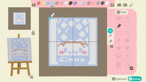 Acnh Phone Design, Nook Phone Case Design, Pixel Art Animal Crossing Clothes, Acnh Clothes Design Pattern Grid, Acnh Nook Phone Case Design, Acnh Phone Case Design Code Cottagecore, Acnh Phone Case Design Grid, Phone Cases Acnh, Acnh Phone Case Design