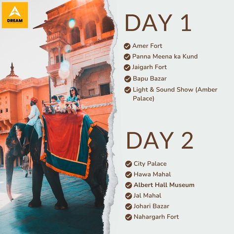 📌 Save this post for your future Jaipur adventure, and share it with friends who dream of exploring India’s royal heritage! 🌟 🕌 Ready to explore the Pink City like a pro? Discover the ultimate 4-day itinerary for Jaipur! From majestic palaces to vibrant bazaars, we’ve planned every detail so you don’t have to. Whether it’s your first time or a return visit, this guide has all the places you need to visit to make your Jaipur trip unforgettable. ✨ 📍 Best Time to Visit: October to March, when ... Jaipur Itinerary, Jaipur Trip, Pink City, Instagram Travel, Travel Pictures, Like A Pro, Jaipur, Travel Inspiration, Palace