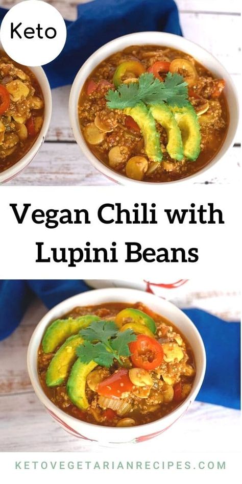 Lupine Beans Recipe, Lupin Beans Recipe, Lupini Beans Recipe Dishes, Lupini Beans Recipe, Lupini Beans, Traditional Chili Recipe, Vegan Chilli, Vegetarian Soups, Vegetable Soups