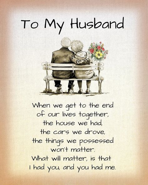 Amazon.com: "To My Husband - All That Matters"- Inspirational Love & Marriage Wall Art Print - 8 x 10"-Ready to Frame. Loving Wall Decor Perfect for Spouses, Newlyweds, & BFF's. Great Wedding & Anniversary Gift! : Handmade Products Anniversary For Husband Quotes, Wedding Anniversary Wishes Husband, Happy Anniversary To My Husband Funny, Husband Anniversary Quotes, Marriage Anniversary Quotes For Husband, Wedding Anniversary Quotes For Husband, Happy Anniversary To My Husband, Marriage Wall Art, Anniversary Quotes For Couple