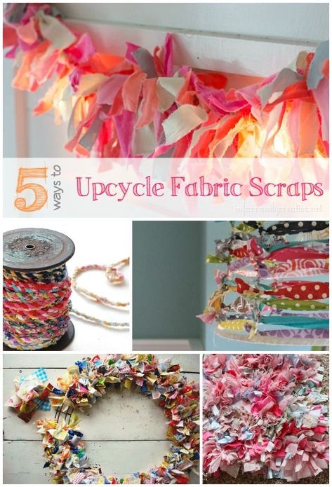 Creative Upcycling, Fabric Crafts Diy, Scrap Fabric Projects, Scrap Fabric Crafts, Upcycling Ideas, Closet Door, Scrap Fabric, Pretty Fabric, Fabric Strips