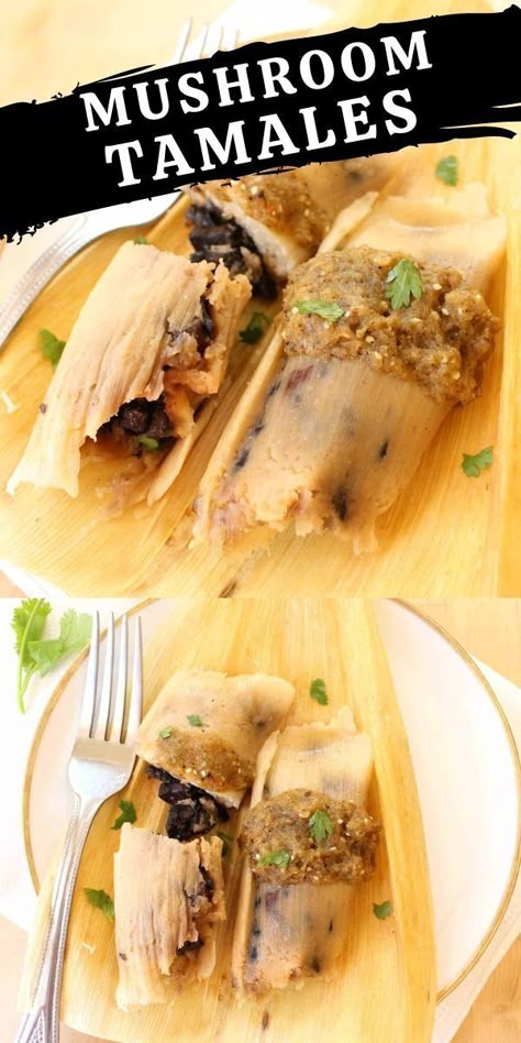 Mushroom Tamales, Tamale Party, Vegetarian Tamales, Tamale Recipes, Homemade Tamales Recipe, Masa For Tamales, Easy Tamales, Vegan Tamales, Allergy Diet