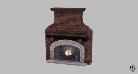 The Sims 4 Cottage Living - Yore & Yesteryear Fireplace Fireplace Sims 4 Cc, The Sims 4 Cottage Living, Sims 4 Cottage Living, Sims 4 Cottage, Cozy Fireplace, Cottage Living, Cc Finds, Sims 4 Cc, Sims 3