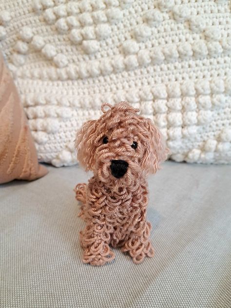 Crochet Doodle Dog, Poodle Crochet Pattern Free, Crochet Poodle, Crochet Dogs, Crochet Ladies Tops, Crochet Rabbit, Adorable Crochet, Doodle Dog, Crochet Creations