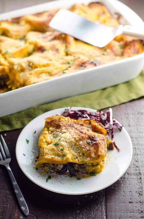 Kabocha Squash Recipe, Kabocha Squash Soup, Roasted Kabocha Squash, Thanksgiving Mains, Vegetarian Thanksgiving Recipes, Squash Lasagna, Kabocha Squash, Vegetarian Thanksgiving, Vegetarian Main Dishes