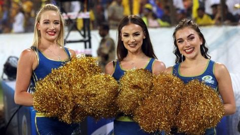 The stunning and stylish cheerleaders who inspire the players and enliven the crowd are one of the Indian Premier League's key draws. India Cricket, Cheerleading Dance, Story Of The World, The Unknown, Have You Ever, The Details, Premier League, Cheerleading, Anger