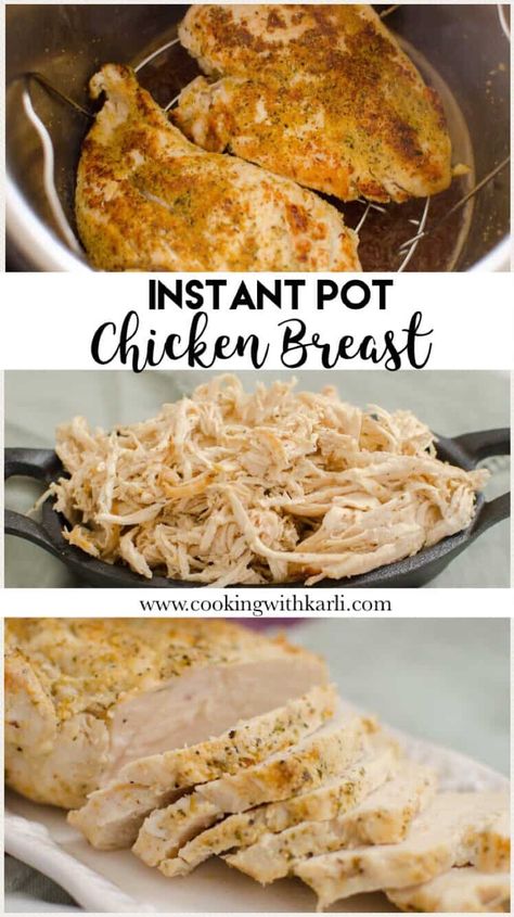 Cooking Chicken Breast In Instant Pot, Chicken In Instapot, Instapot Chicken Breast, Chicken Breast Instant Pot, Chicken Breast Instant Pot Recipes, Instant Pot Chicken Breasts, Ip Chicken, Instapot Recipes Chicken, Instant Pot Chicken Breast