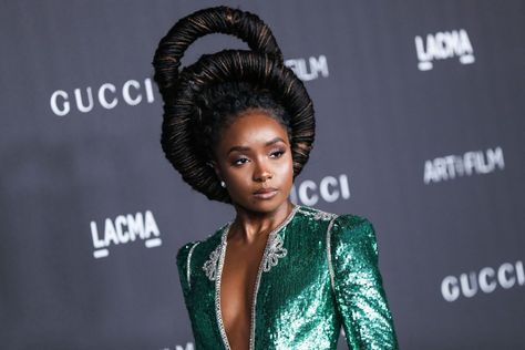 Beautiful Photos Of KiKi Layne Rocking A Dress Like No Other Kiki Layne, The Old Guard, Old Guard, Epic Movie, Press Tour, Oscar Party, Love And Basketball, Vanity Fair Oscar Party, Netflix Streaming