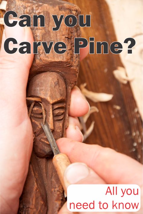 Pine Wood Carving, Wood Carving Painting, Wood Spirits Carving For Beginners, Wood Carving Ideas Beginner Dremel, Carving Faces In Wood, Simple Wood Carving Patterns, Dremel Crafts Woodworking, Dremel Wood Carving For Beginners, Wood Carving Art For Beginners