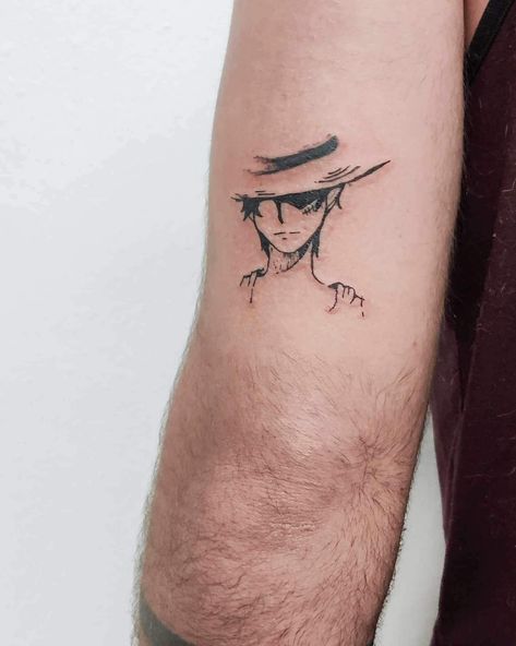 Luffy Tattoo Design, One Piece Luffy Tattoo, One Piece Tattoo Minimalist, Luffy Tattoo Ideas, Luffy Tattoo, One Piece Tattoo, Tattoo Minimalist, One Piece Tattoos, Famous Tattoos