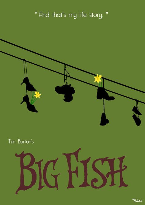 Big Fish Movie, Pixiv Fantasia, Film Cult, John Howe, Cinema Design, Film Life, Tim Burton Films, Tim Burton Movie, Classic Movie Posters